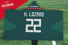 Hirving Lozano Mexico Home Jersey 2018 Hooded Blanket - FIFA World Cup