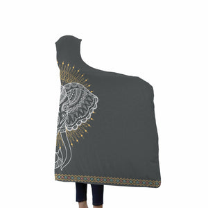 Elephant Hooded Blanket