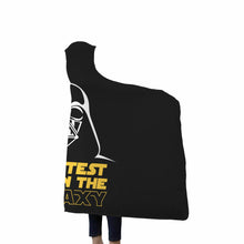 Greatest Dad in the Galaxy Hooded Blanket