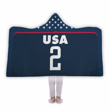 Casey Short USA Women's Soccer Hooded Blanket