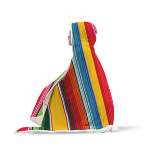 Mexican Sunrise Hooded Blanket