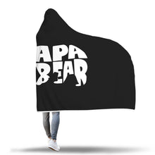 Papa Bear Hooded Blanket