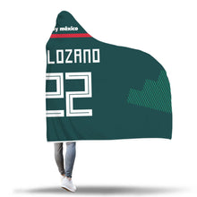 Hirving Lozano Mexico Home Jersey 2018 Hooded Blanket - FIFA World Cup