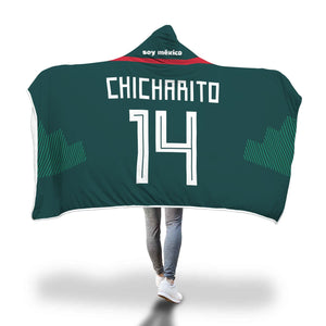 Javier Chicharito Mexico Home Jersey 2018 Hooded Blanket - FIFA World Cup