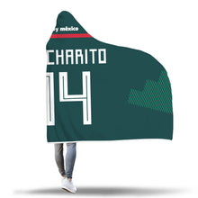 Javier Chicharito Mexico Home Jersey 2018 Hooded Blanket - FIFA World Cup