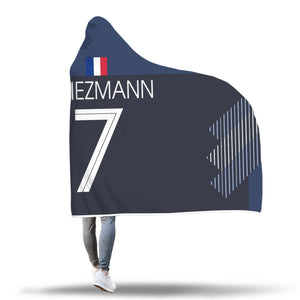 Griezmann France Home Jersey 2018 Hooded Blanket - FIFA World Cup