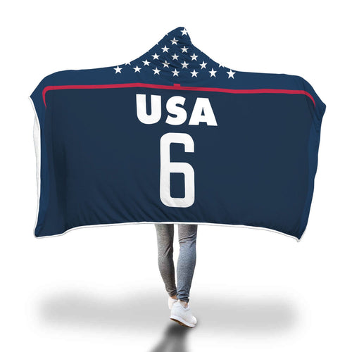 Morgan Brian USA Women's Soccer Hooded Blanket