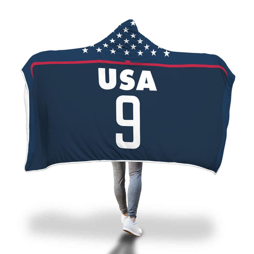 Lindsey Horan USA Women's Soccer Hooded Blanket