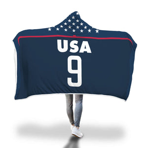 Lindsey Horan USA Women's Soccer Hooded Blanket