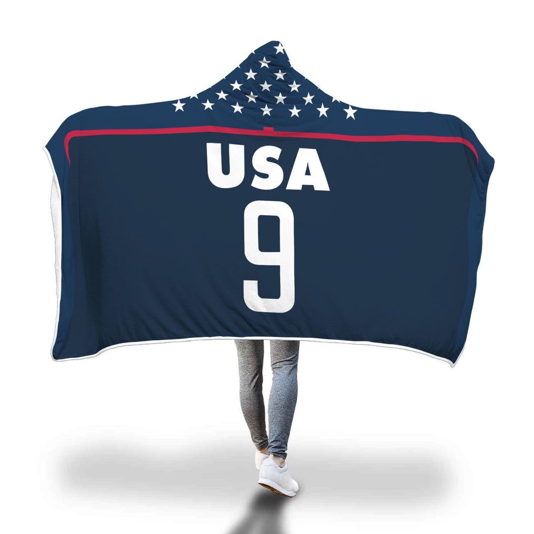 Lindsey Horan USA Women's Soccer Hooded Blanket