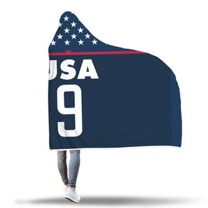Lindsey Horan USA Women's Soccer Hooded Blanket