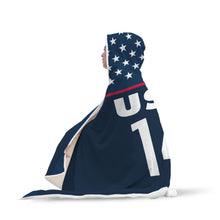 Sofia Huerta USA Women's Soccer Hooded Blanket