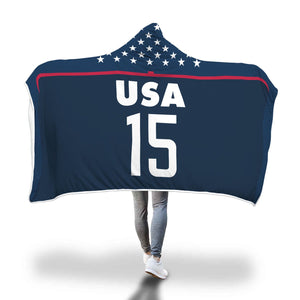 Megan Rapinoe USA Women's Soccer Hooded Blanket