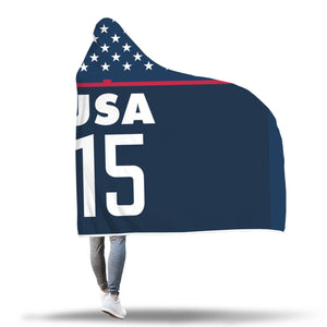 Megan Rapinoe USA Women's Soccer Hooded Blanket