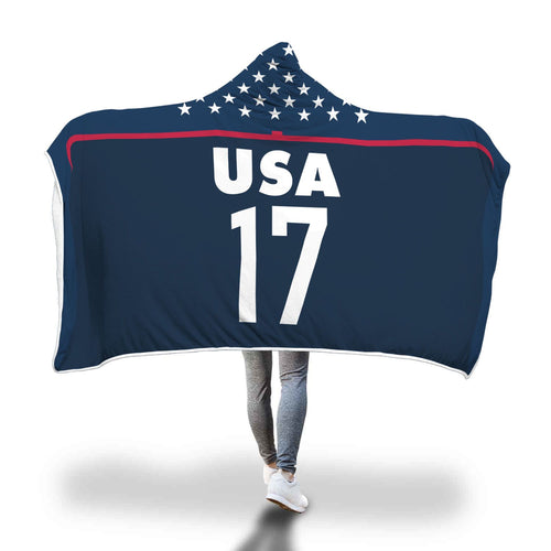 Tierna Davidson USA Women's Soccer Hooded Blanket