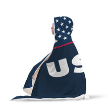 United States USA Women's Soccer Hooded Blanket