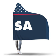 United States USA Women's Soccer Hooded Blanket