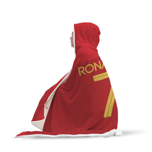Ronaldo Spain Home Jersey 2018 Hooded Blanket - FIFA World Cup