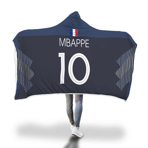 Mbappe France Home Jersey 2018 Hooded Blanket - FIFA World Cup