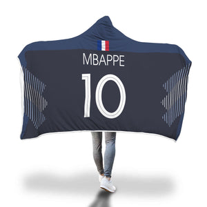 Mbappe France Home Jersey 2018 Hooded Blanket - FIFA World Cup