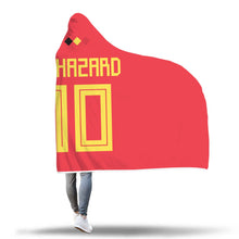 Eden Hazard Belgium Home Jersey 2018 Hooded Blanket - FIFA World Cup