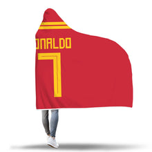 Ronaldo Spain Home Jersey 2018 Hooded Blanket - FIFA World Cup