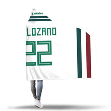 Hirving Lozano Mexico Away Jersey 2018 Hooded Blanket - FIFA World Cup