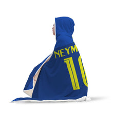 Neymar Junior Brazil Away Jersey 2018 Hooded Blanket - FIFA World Cup