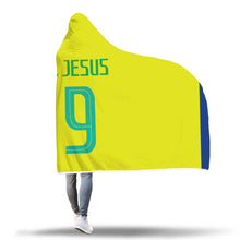 Gabriel Jesus Brazil Home Jersey 2018 Hooded Blanket - FIFA World Cup