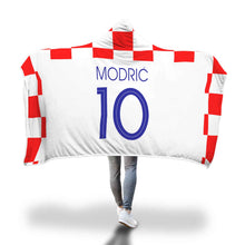 Luka Modrić Croatia Home Jersey 2018 Hooded Blanket - FIFA World Cup