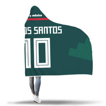 Giovani dos Santos Mexico Home Jersey 2018 Hooded Blanket - FIFA World Cup