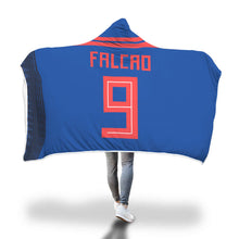Radamel Falcao Colombia Away Jersey 2018 Hooded Blanket - FIFA World Cup