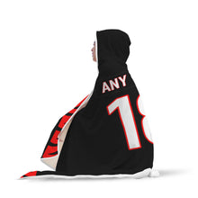 Cincinatti Bengals Hooded Blanket - Personalized Any Name & Any Number
