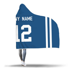 Indianapolis Colts Hooded Blanket - Personalized Any Name & Any Number