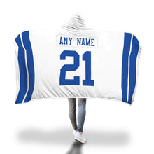 Dallas Cowboys Hooded Blanket - Personalized Any Name & Any Number