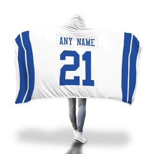 Dallas Cowboys Hooded Blanket - Personalized Any Name & Any Number