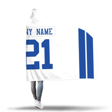 Dallas Cowboys Hooded Blanket - Personalized Any Name & Any Number