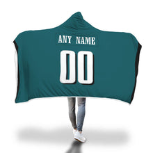 Philadelphia Eagles Hooded Blanket - Personalized Any Name & Any Number