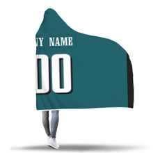Philadelphia Eagles Hooded Blanket - Personalized Any Name & Any Number