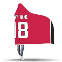 Atlanta Falcons Hooded Blanket - Personalized Any Name & Any Number