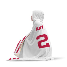 New York Giants Hooded Blanket - Personalized Any Name & Any Number