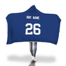 New York Giants Hooded Blanket - Personalized Any Name & Any Number