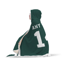 New York Jets Hooded Blanket - Personalized Any Name & Any Number