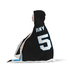 Carolina Panthers Hooded Blanket - Personalized Any Name & Any Number