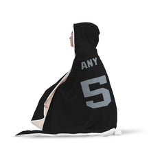 Oakland Raiders Hooded Blanket - Personalized Any Name & Any Number