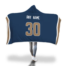 Los Angeles Rams Hooded Blanket - Personalized Any Name & Any Number