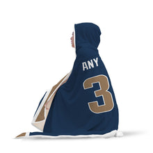 Los Angeles Rams Hooded Blanket - Personalized Any Name & Any Number
