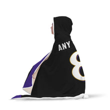 Baltimore Ravens Hooded Blanket - Personalized Any Name & Any Number