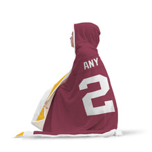 Washington Redskins Hooded Blanket - Personalized Any Name & Any Number