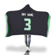 Seattle Seahawks Hooded Blanket - Personalized Any Name & Any Number